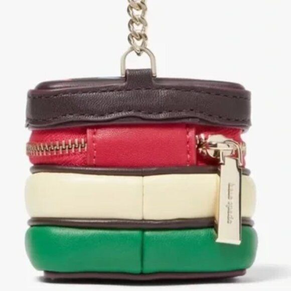 Kate Spade Italian Rainbow Cookie Coin Purse NWOT - Picture 2 of 6